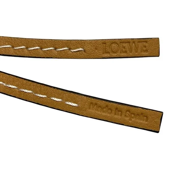 Auth LOEWE Flower Charms - Yellow Light Green Multi Classic Calf Bag Charm